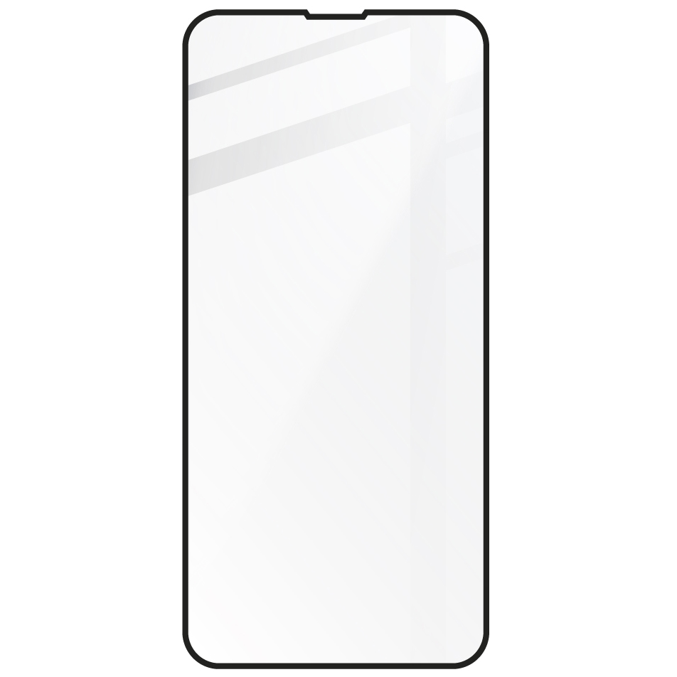 Szkło hartowane Bizon Glass Edge - 2 sztuki + ochrona obiektywu dla iPhone 13 Pro Max, czarne